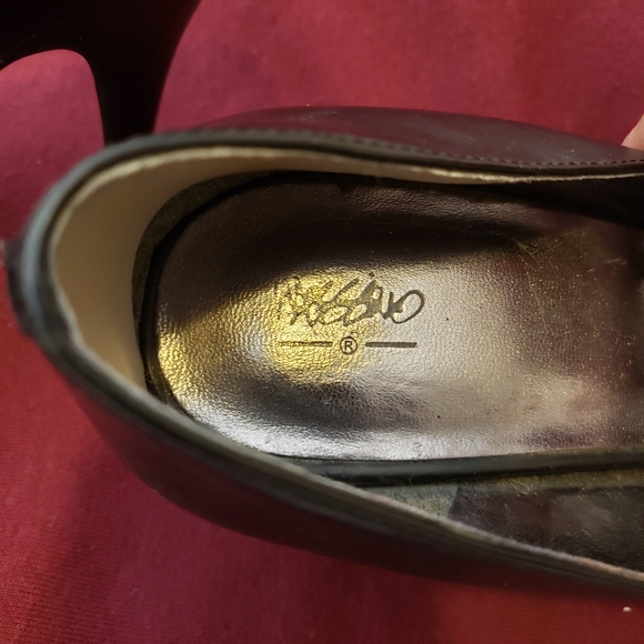 Black criss-cross stiletto heels by Mossimo sz 7.5 - Picture 6 of 10